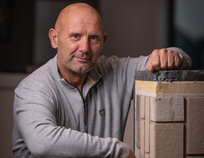 Marc Veenstra, eigenaar van IBS Afbouw